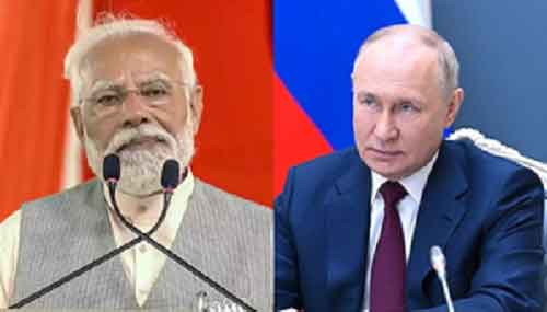 PM Modi dials Vladimir Putin, congratulates him on poll victory
