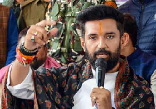 Chirag Paswan to contest LS election from Hajipur