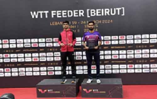 Table Tennis: Sathiyan clinches historic WTT Feeder title; Diya-Manush mixed doubles champions