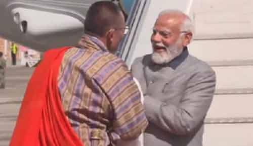 PM Modi reaches Bhutan to inaugurate hospital, meet King