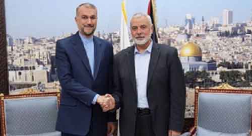 Iranian FM, Hamas leader discuss Gaza’s developments over phone