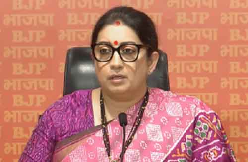 Mastermind of excise policy scam finally in custody: Smriti Irani