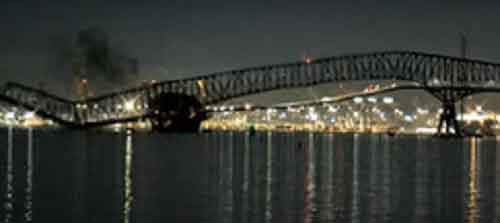 US: Six people presumed dead in Baltimore bridge collapse