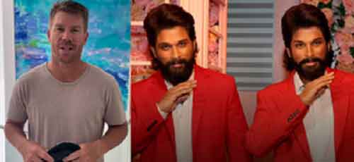 David Warner congratulates ‘Pushpa’ after ‘legend’ Allu Arjun unveils his wax statue in Dubai