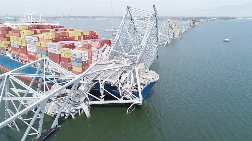 US provides Maryland $60 million to start rebuild of collapsed Baltimore bridge