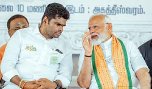Tamil Nadu BJP chief Annamalai thanks PM Modi for ‘electrifying roadshow’ in Chennai