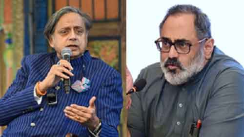 Poll battle turns legal as Tharoor served notice for speaking against Rajeev Chandrasekhar