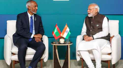 PM Modi extends Eid greetings to Maldives President Muizzu