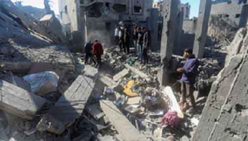 Israeli forces bombard surrounding areas of Nuseirat refugee camp in Gaza