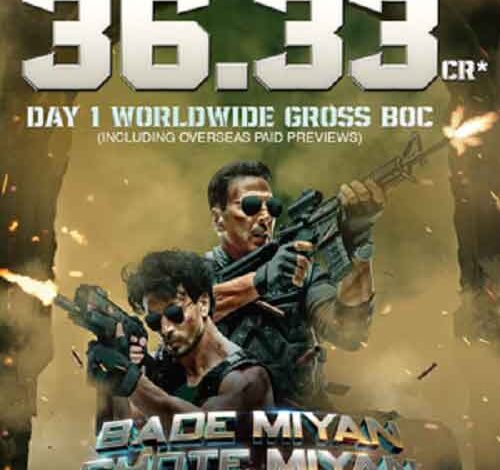 Akshay, Tiger-starrer ‘Bade Miyan Chote Miyan’ rakes in Rs 36 cr worldwide on Day 1