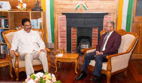 Indian ambassador-designate to Myanmar discusses border trade issues with Mizoram Governor