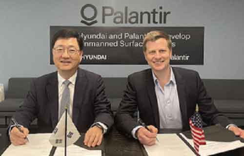 HD Hyundai, AI firm Palantir to develop unmanned surface vessel