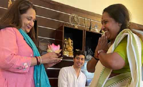 Rajeev Chandrasekhar’s family campaigns for him in Thiruvananthapuram