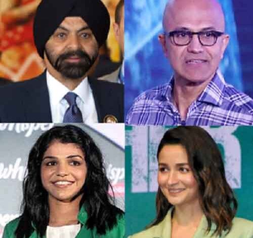 Ajay Banga, Satya Nadella, Alia Bhat, Sakshi Malik on TIME Magazine’s 100 Most Influential People list