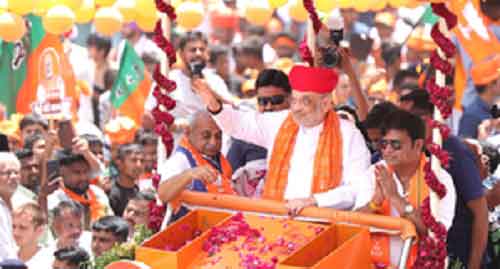 Amit Shah to hold roadshow in Rajasthan today