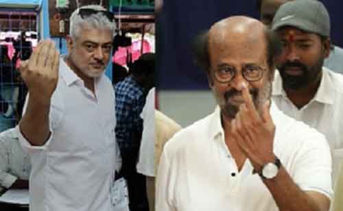 Ajith Kumar shows up to vote 30 minutes before time; Rajini stresses ‘dignity in voting’
