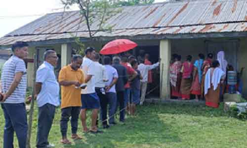 Manipur’s two LS seats record 13.22 pc voting in first two hours