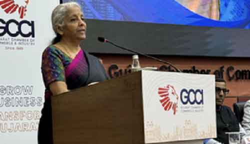 Gujarat contributes over 8.3% to national GDP: FM Sitharaman