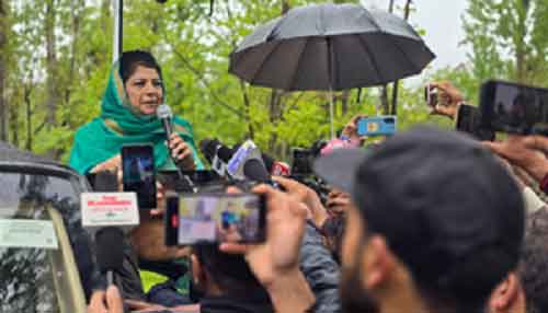 If elected, we will be J&K people’s voice in Parliament: Mehbooba Mufti