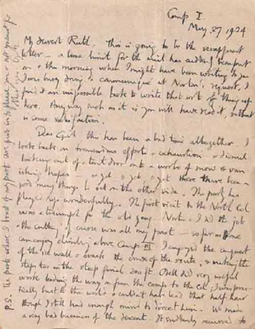 Everest mountaineer’s letters, that survived 75 years, digitised for 1st time