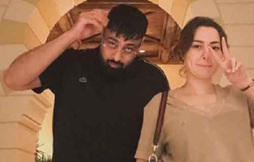Rapper Badshah parties with Pakistani actress Hania Aamir in Dubai
