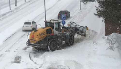 Snowfall disrupts traffic in Finland’s capital Helsinki