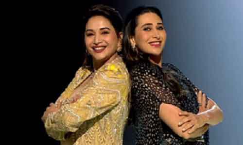 Madhuri, Karisma recreate ‘Dance of Envy’; Suniel Shetty calls them ‘greatest dancing stars ’