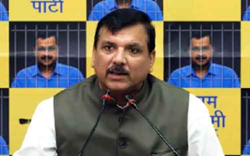 AAP’s Sanjay Singh accuses BJP of flip-flop on spectrum allocation