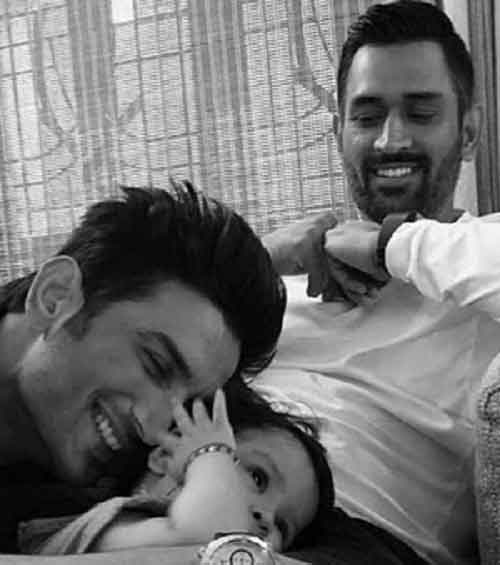 Sushant Singh Rajput’s pic with Dhoni and baby daughter goes viral, fans get emotional