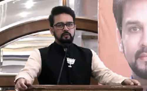 Rahul, Owaisi trained in ‘Aurangzeb school of thought’: Union Minister Anurag Thakur