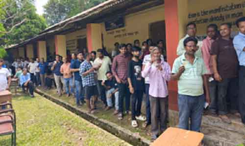 Tripura records 17 pc voter turnout in first two hours
