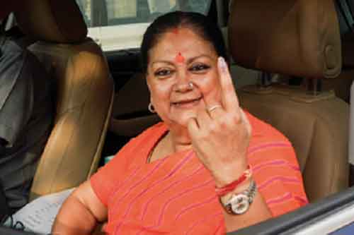 Ex-Raj CM Vasundhara Raje votes in Jhalawar, says PM Modi will get 3rd term