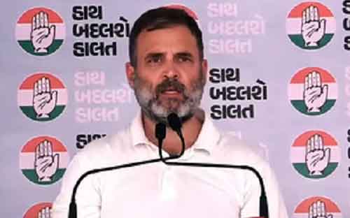 Rahul Gandhi bats for Dalit rights in Gujarat’s Patan