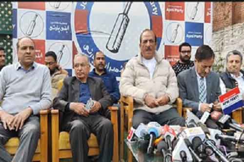 J&K Apni Party announces candidates for 2 LS seats