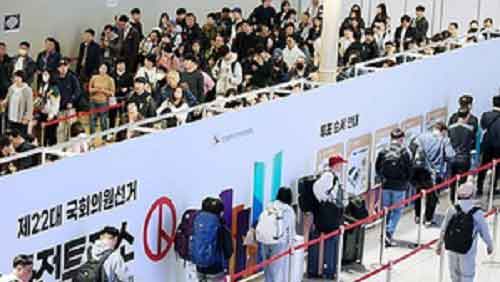 Early voting for South Korea Parliamentary election underway