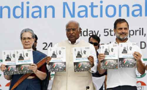 Eye on Polls: Congress manifesto continues to raise storm, draw flak from BJP
