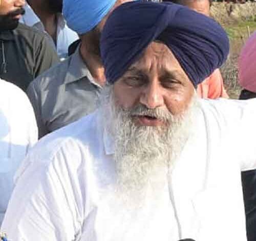 Governance in Punjab paralysed, says Sukhbir Badal