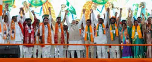 Congress collecting ‘RR tax’ in Telangana: PM Modi