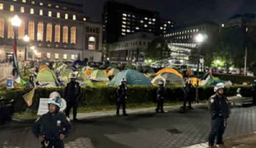 Police arrest protesters at Columbia University, clear occupied building
