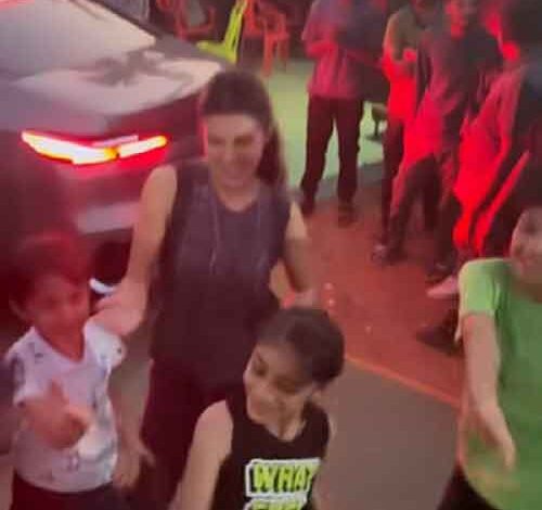 Jacqueline Fernandez recreates ‘Yimmy Yimmy’ with ‘cute co-stars’ post shoot