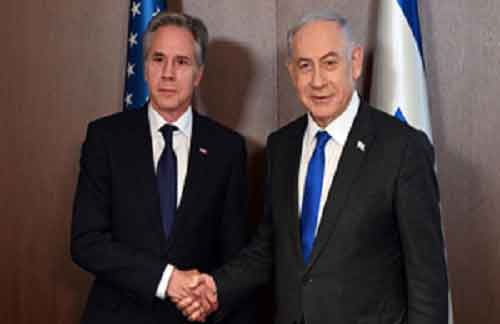 Hamas standing in way of ceasefire, Blinken says during meeting with Israeli PM Netanyahu