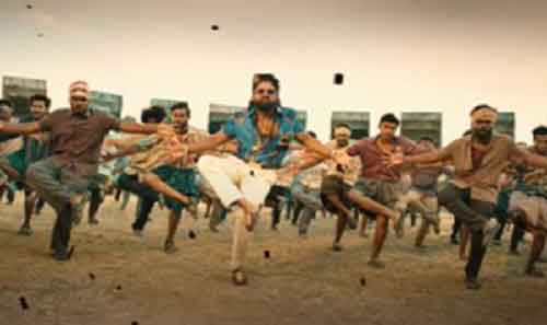 Allu Arjun does the season’s first big hook step in ‘Pushpa Pushpa’