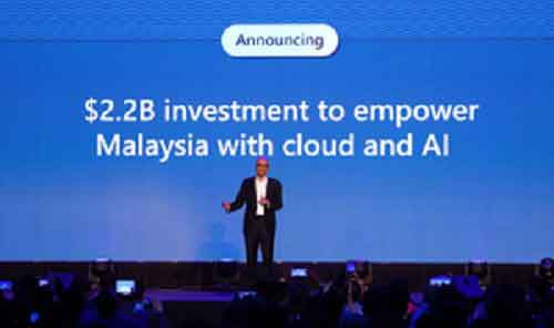 Microsoft to invest $2.2 bn to fuel Malaysia’s cloud, AI transformation