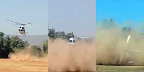 Helicopter crashes en route to pick up Shiv Sena leader in Maha’s Raigad