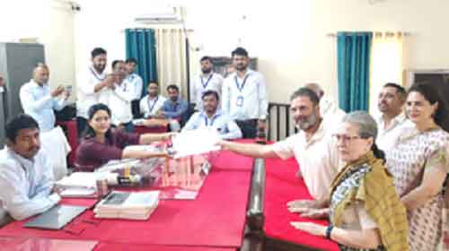 Rahul Gandhi files nomination from Raebareli