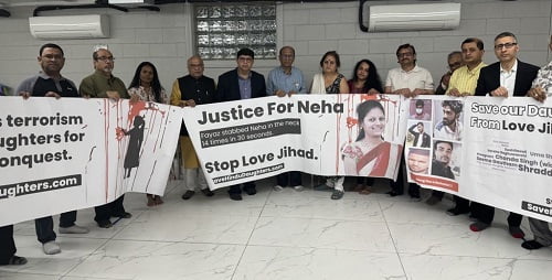 Indian diaspora presses ‘Justice for Neha’ – Save Hindu daughters from ‘Love Jihad’