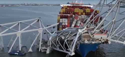 Indian sailors still on stranded ship off US port city after 35 days