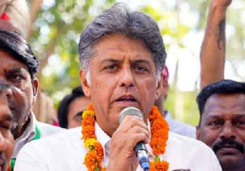 In Chandigarh, INDIA bloc nominee Manish Tewari vows to make up for the loss of 10 years