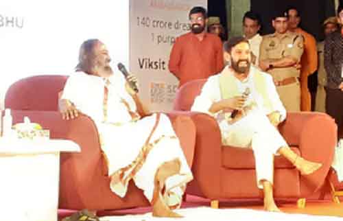 Viksit Bharat Ambassador: India getting global recognition under incumbent govt, says Sri Sri Ravi Shankar
