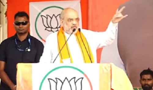 Revanth Reddy forwarded my fake video on reservation, says Amit Shah in T’gana rally